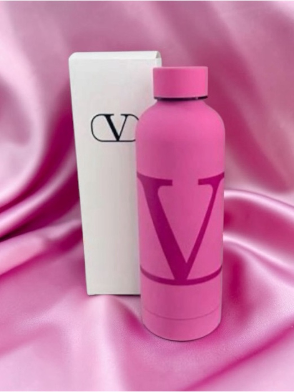 Valentino Hot Pink Stainless Water Bottle